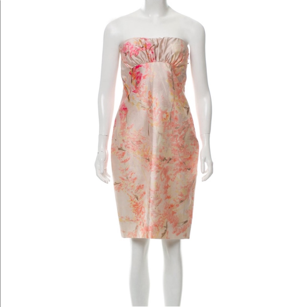 Valentino Strapless Silk Bustier Dress RRP £2305